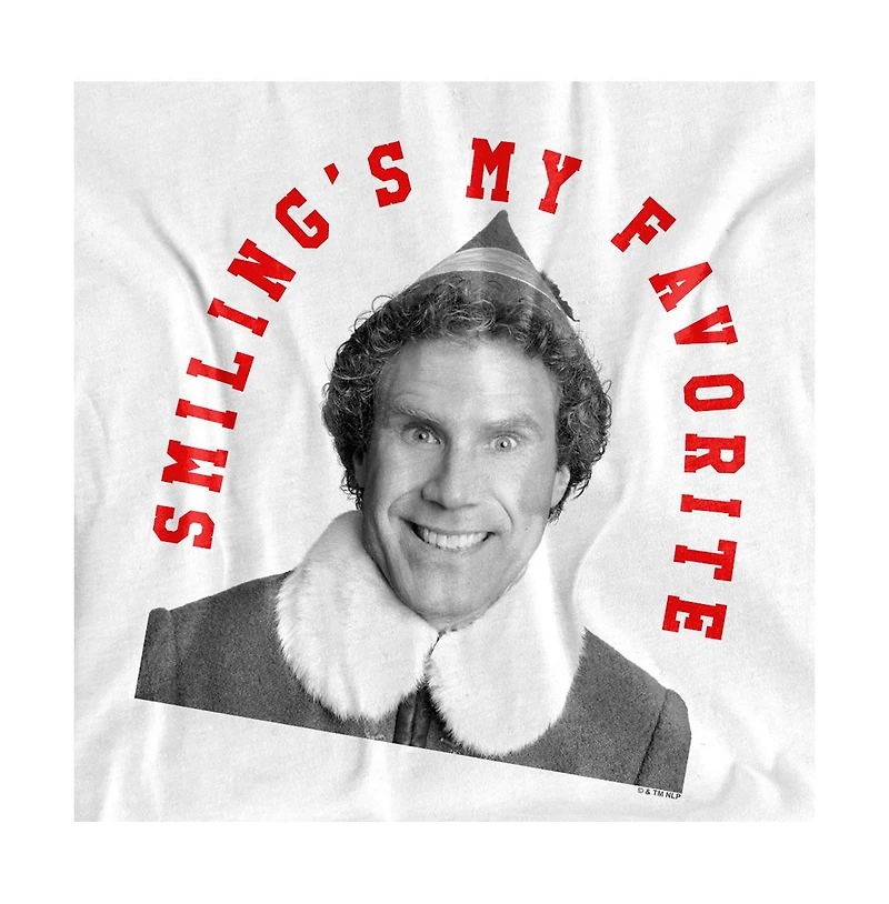Elf Men's Smiling's My Favorite T Shirt