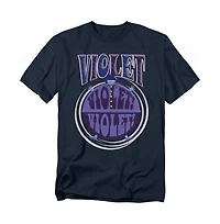 Willy Wonka & The Chocolate Factory Men's Violet Logo T Shirt