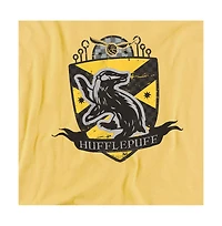 Harry Potter Men's Hufflepuff Quidditch Crest T Shirt