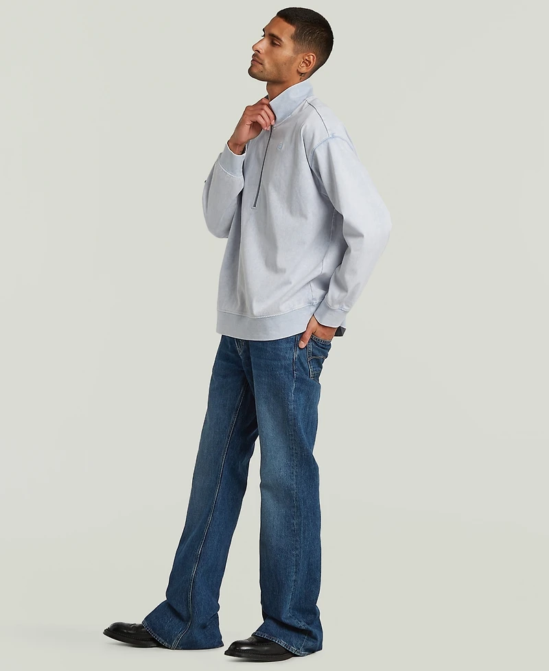 G-Star Raw Men's Relaxed Half-Zip Sweater