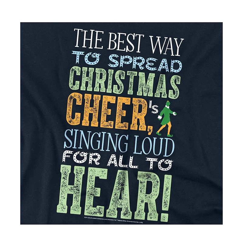 Elf Men's Best Way To Spread Christmas Cheer T Shirt