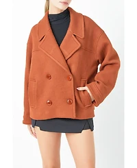 endless rose Women's Oversized Short Coat