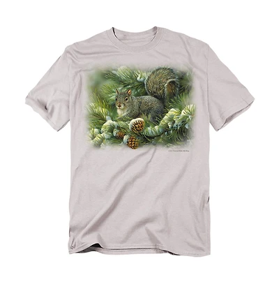 Wild Wings Men's Wildlife Gray Squirrel T Shirt