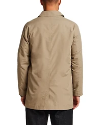 Vintage & Black Men's Hip Length Trench Coat