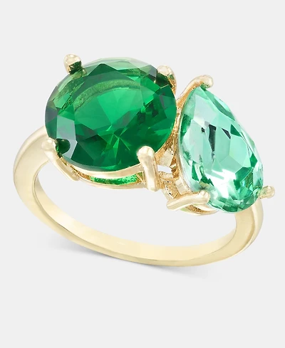 Charter Club Color Crystal Two-Stone Ring, Macy's Exclusive