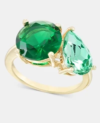 Charter Club Color Crystal Two-Stone Ring, Macy's Exclusive