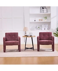 Streamdale Furniture Modern Minimalist Single Armchair for Living Room, Bedroom, Office