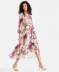 I.n.c. International Concepts Women's Floral Midi Dress