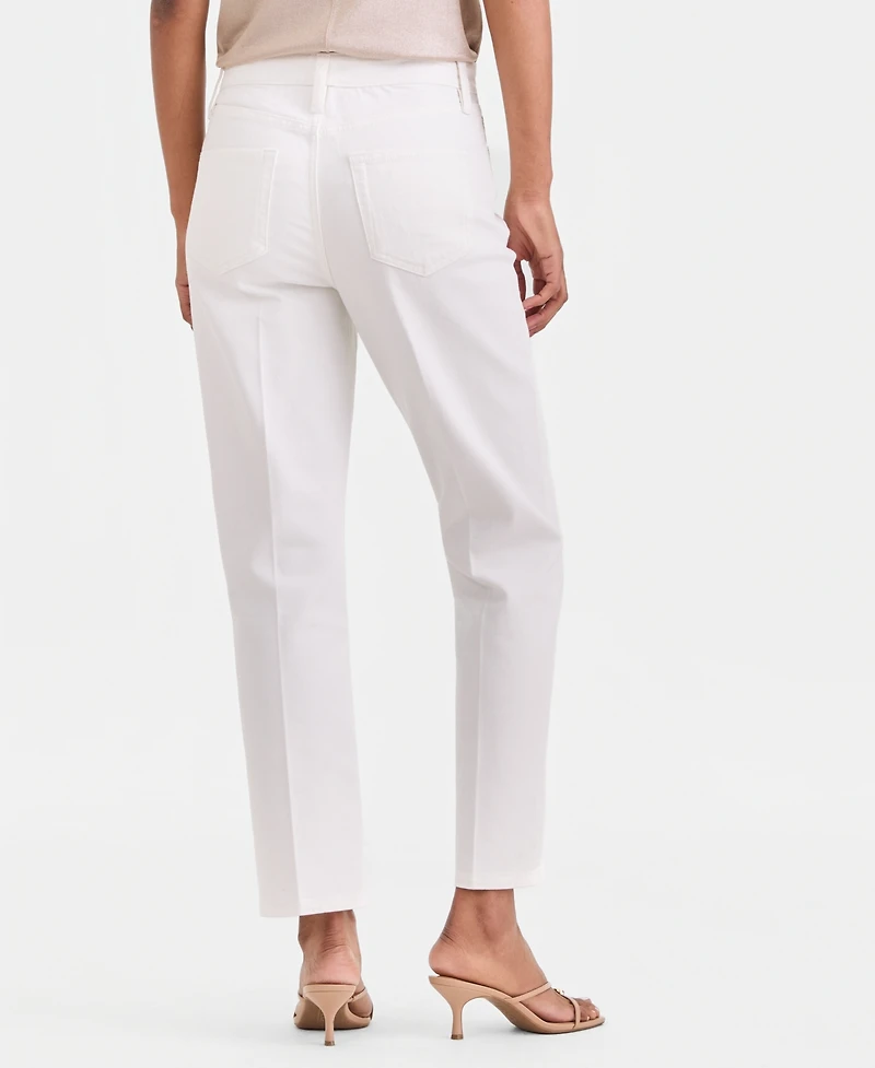 I.n.c. International Concepts Women's High-Rise Straight Ankle Jeans, Macy's Exclusive