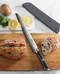 Cangshan Kuro Series Steel 9" Bread Knife with Sheath