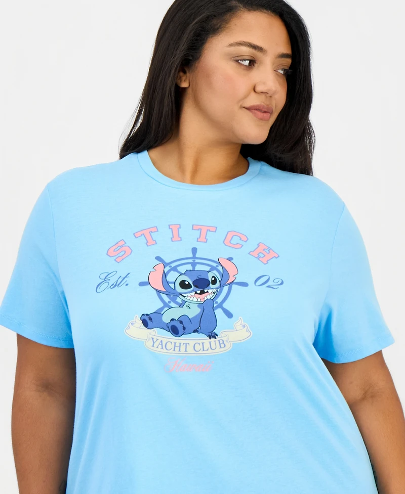 Disney Trendy Plus Stitch Graphic Print T-Shirt