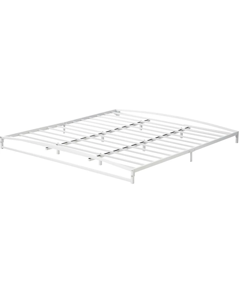 gaomon Low Bed Frame Full Size, 6 Inch Heavy Duty Metal Platform Profile, Mattress Foundation, No Box Spring Needed, Noise-Free