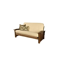 Kodiak Furniture Washington Frame-Rustic Walnut Finish-Canton Mattress