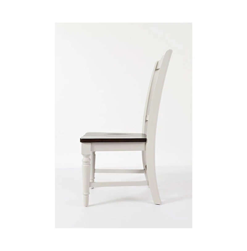 Jofran Orchard Park Farmhouse Solid Rubberwood Slatback Chair