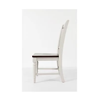Jofran Orchard Park Farmhouse Solid Rubberwood Slatback Chair