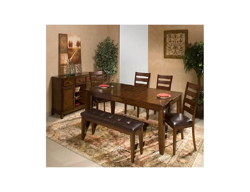 Intercon 50"" Bench w/Cushion in Raisin