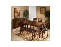 Intercon 50"" Bench w/Cushion in Raisin