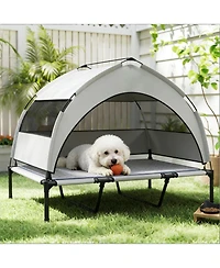 Aostirmotor Elevated Portable Dog Cot for Outdoor