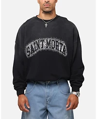 Saint Morta Men's Spray Logo Crewneck