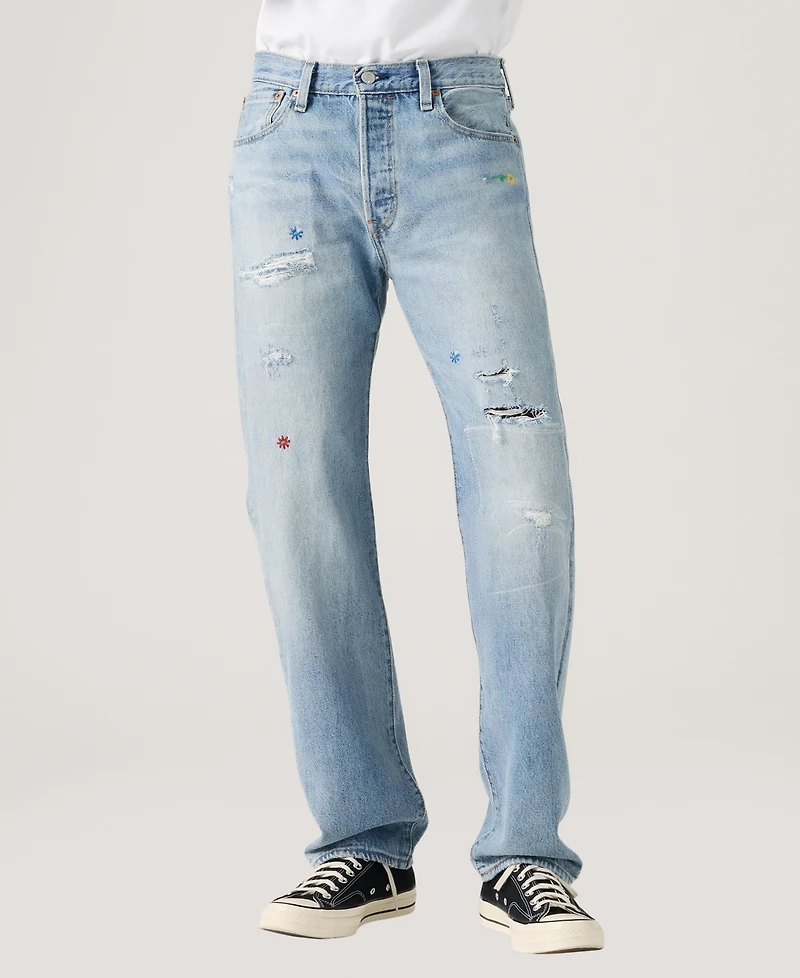 Levi's Men's 501 Original Fit Button Fly Stretch Jeans