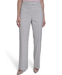 Calvin Klein Women's Windowpane Modern Fit Pants