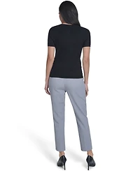 Calvin Klein Women's Short-Sleeve Textured Sweater