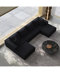 Streamdale Furniture Oversized Modular Cloud Sectional Sofa with Pillows