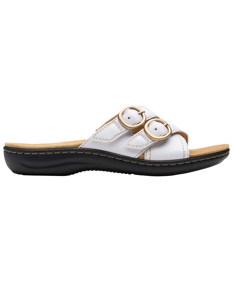 Clarks Women's Collection Laurieann Opal Round Toe Sandals