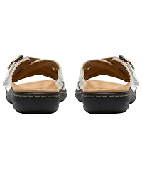 Clarks Women's Collection Laurieann Opal Round Toe Sandals