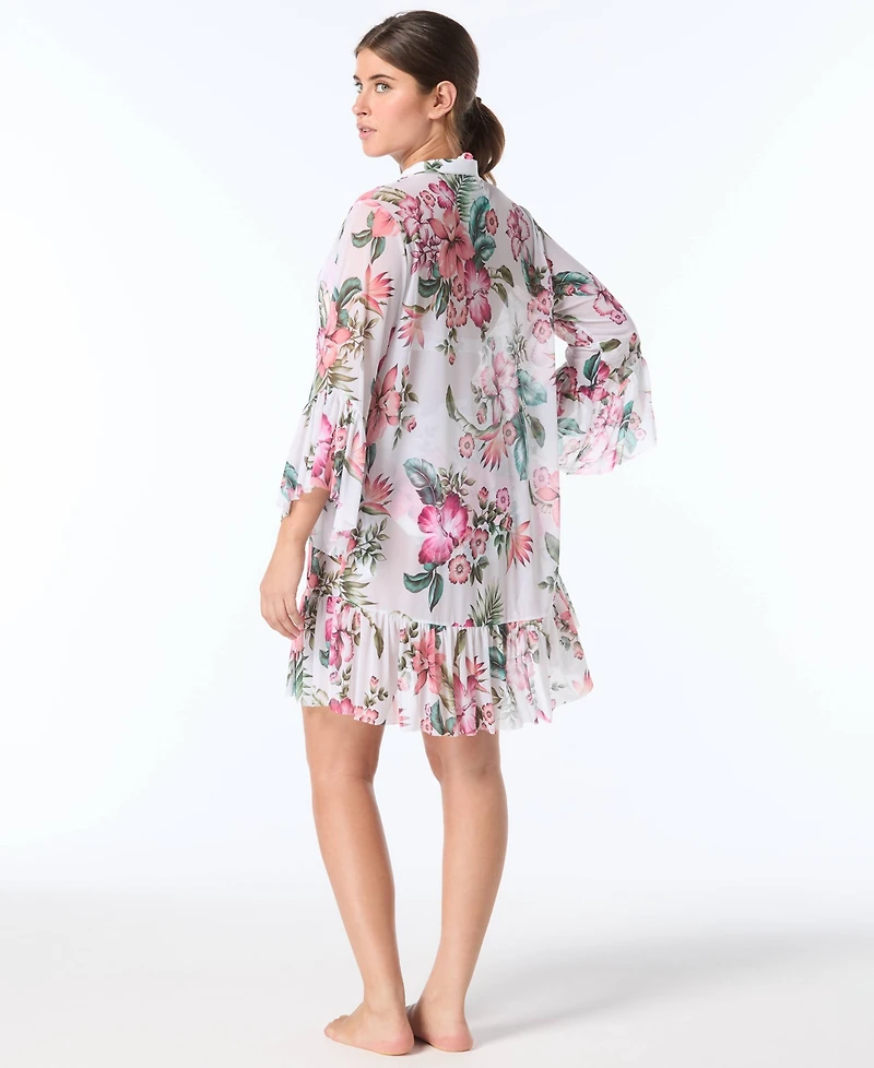 Coco Reef Women's Lily Button-Down Cover-Up Dress