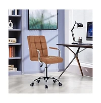 Yaheetech Modern Office Chair 360° Swivel Computer Chair