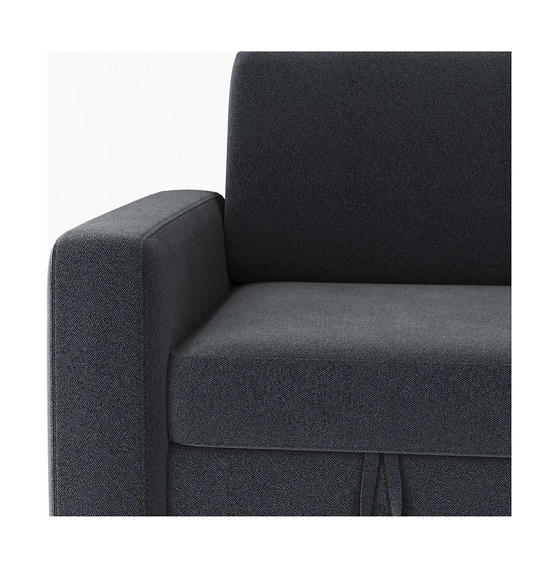 L-Shaped Reversible Sleeper Sectional Sofa with Chaise & Usb & Type-c Ports