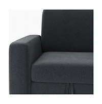 L-Shaped Reversible Sleeper Sectional Sofa with Chaise & Usb & Type-c Ports