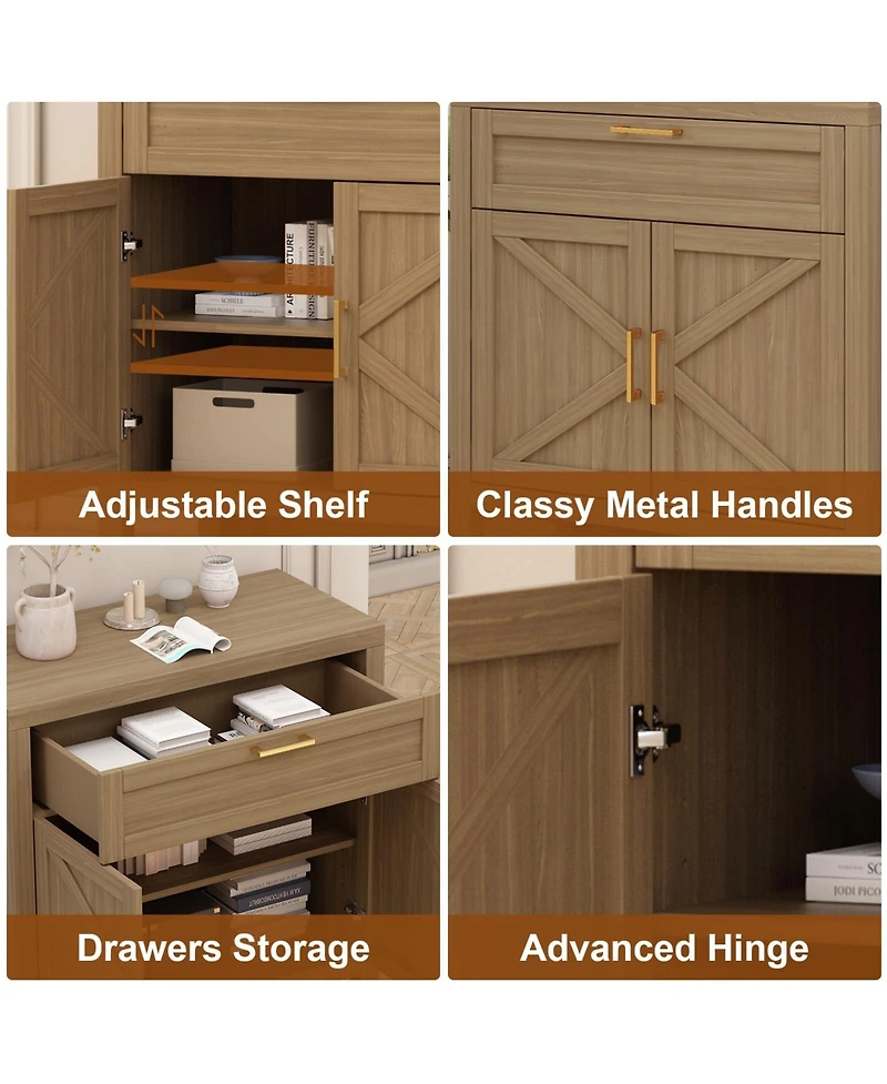 gaomon Buffet Sideboard Cabinet with Storage for Dining Room and Living Room