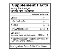 Evl Conjugated Linoleic Acid Cla Pills | Cla 1000mg Diet Pills to Support Weight Loss Fat Burning Lean Muscle and Faster Metabolism | 180ct