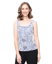 Alex Evenings Women's Glitter Knit Top & Jacket, 2-Piece Set