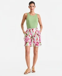 I.n.c. International Concepts Women's High-Rise Bermuda Shorts, Exclusively at Macy's