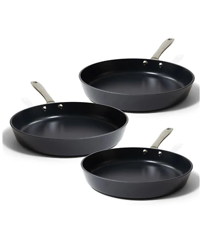 Alva Maestro 3pc Premium Ceramic Nonstick Frying Pan Set (8", 9.5", 11" Pans)