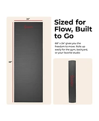 Sunny Health & Fitness Durable Tear-Resistant Yoga Mat