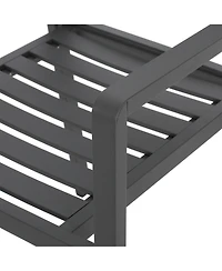 Streamdale Furniture Outdoor Modern Aluminum Dining Chair (Set of 2)