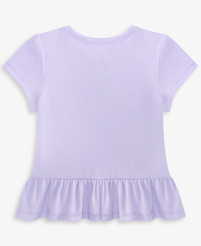 First Impressions Baby Girls' Happy Peplum T-Shirt, Macy's Exclusive