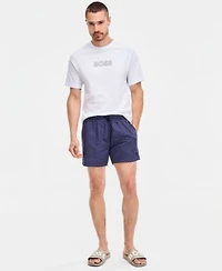 Boss By Hugo Boss Logo T Shirt Printed Dots 5 Swim Trunks