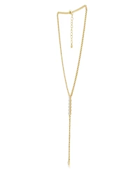 And Now This Cubic Zirconia Y Necklace