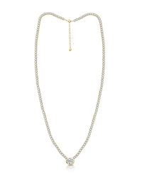 And Now This Cubic Zirconia Tennis Necklace