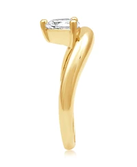 And Now This Cubic Zirconia Pear Shaped Ring