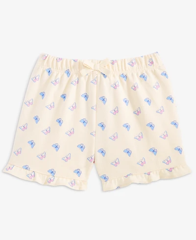 First Impressions Baby Girls' 3M-24M Mix and Match French Terry Butterfly-Print Shorts, Macy's Exclusive
