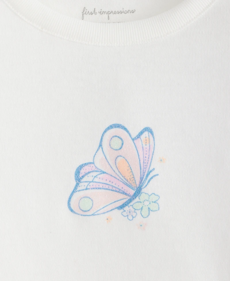 First Impressions Baby Girls' Butterfly T-Shirt, Macy's Exclusive