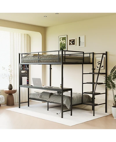 Streamdale Furniture full size bunk bed with twin size