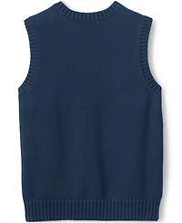 Lands' End Men's Cotton Modal Sweater Vest