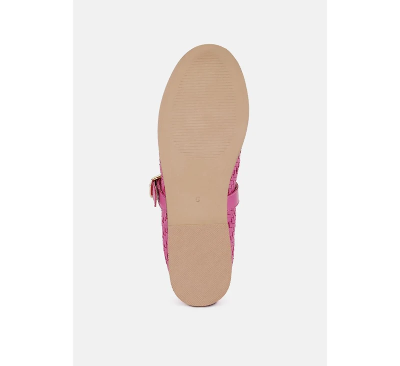 Nazuka Handcrafted Real Suede Leather Flats